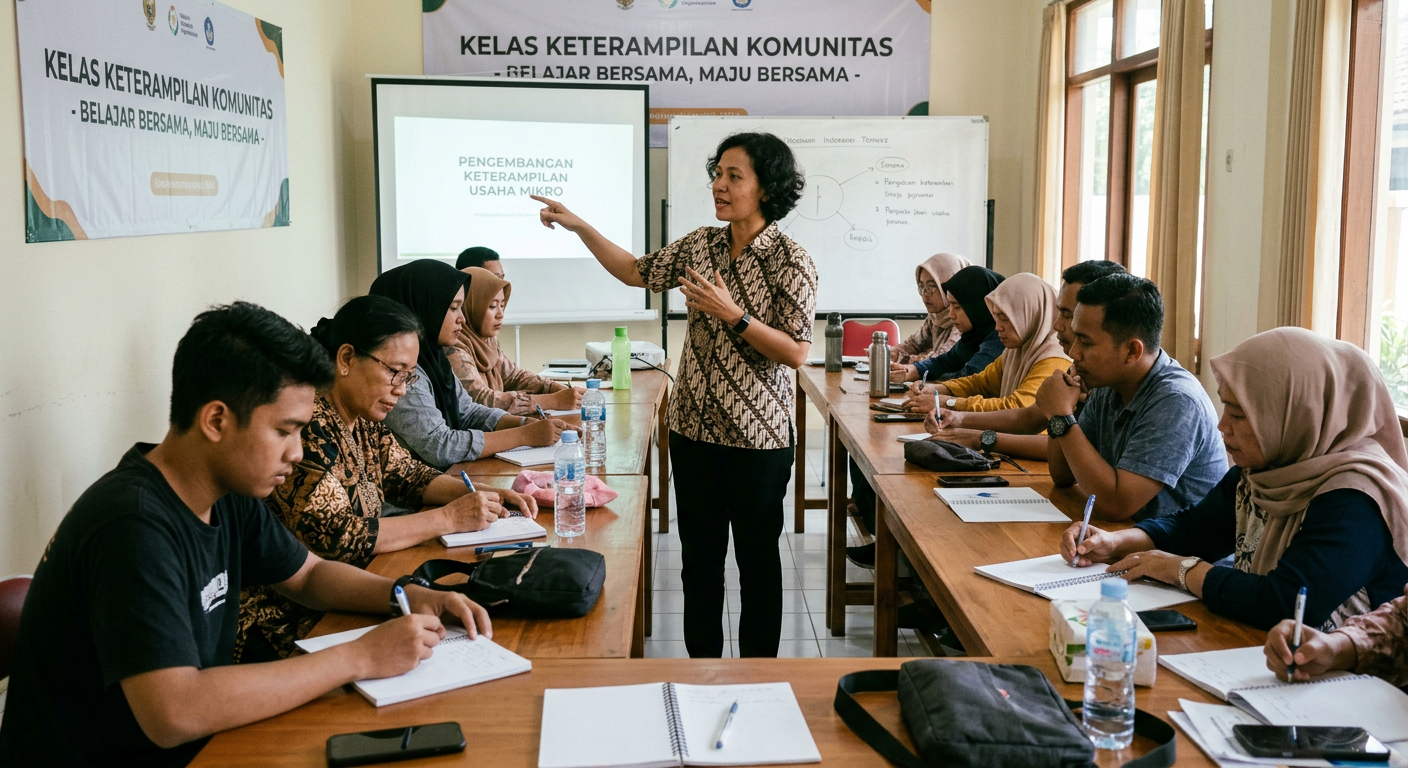 Pendidikan - Kelas pelatihan keterampilan